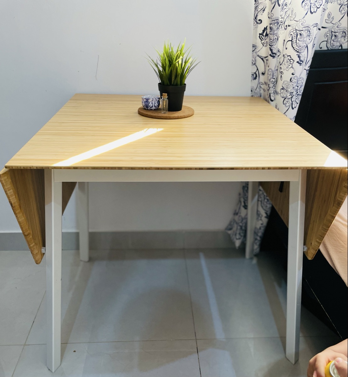 Ikea Drop Leaf dining table  for sale.Very Less used (like brand new) - Image 3