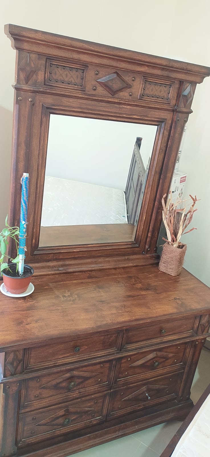 Original Wood Dressing Table - Heavy  - Image 5