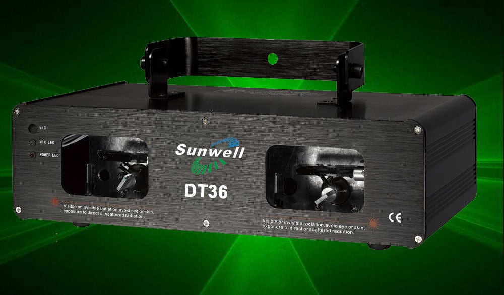 Laser light 100mw with Flight Case / Dual Window - Image 1
