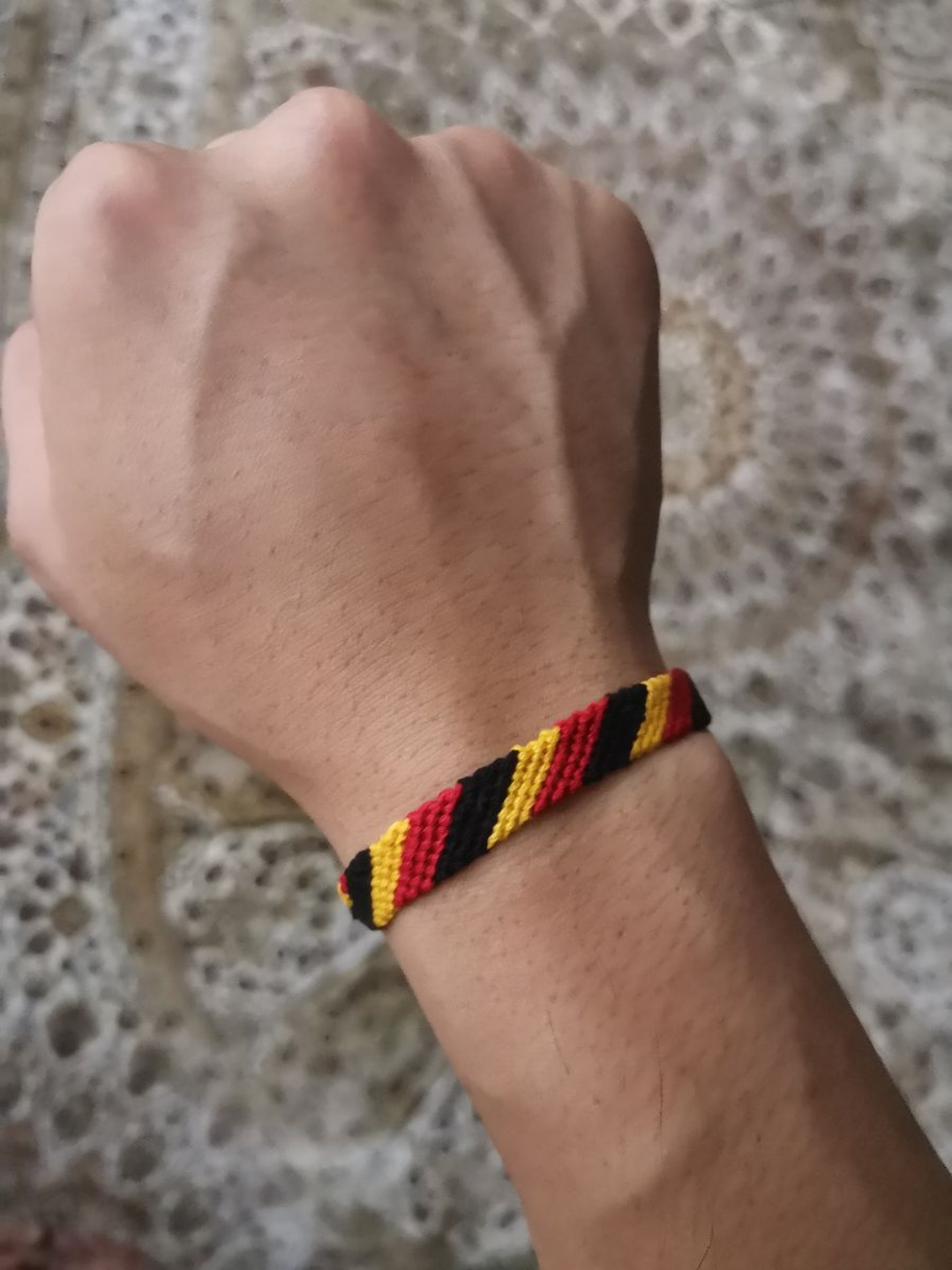 Qatar National Day Wristband Handmade - Image 2