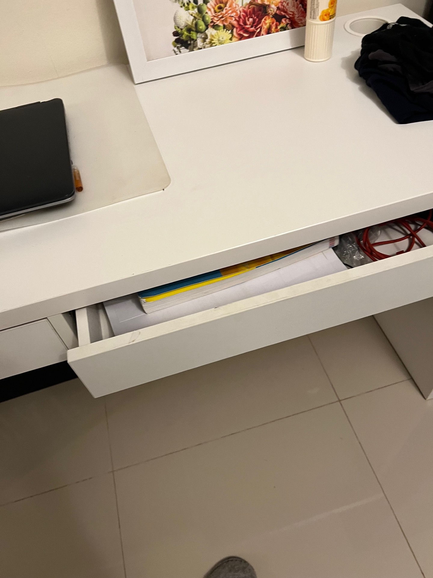 IKEA Desk - with storage - Image 2