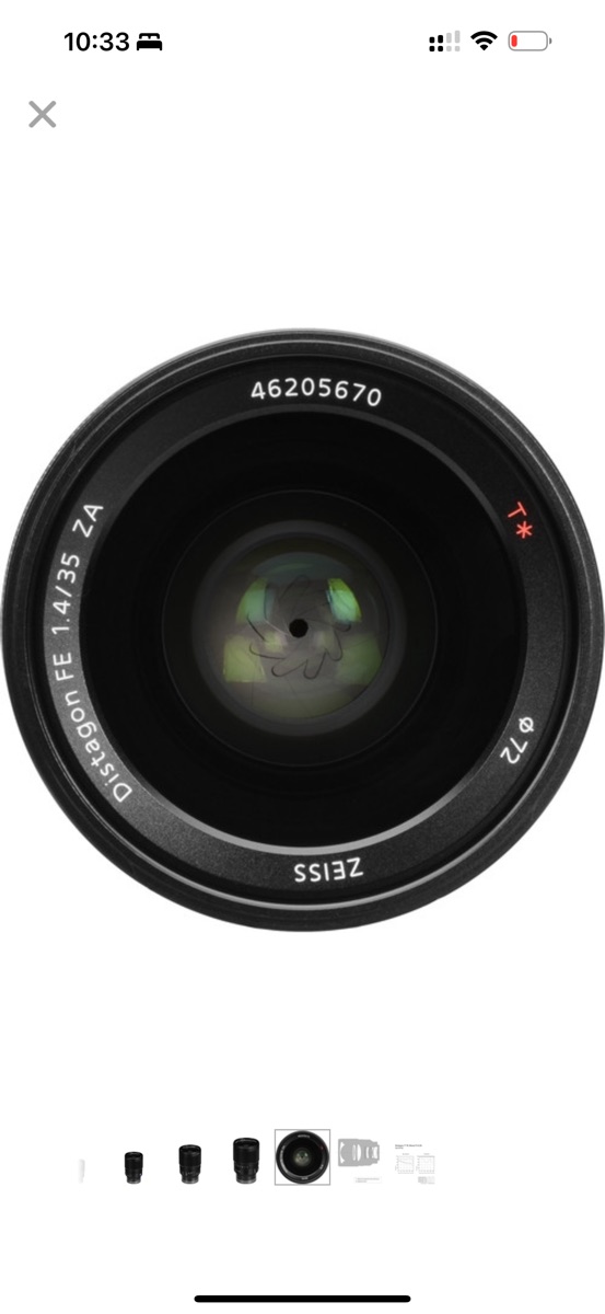 For sale - Sony T* FE 35mm f/1.4 ZA Lens - Image 6