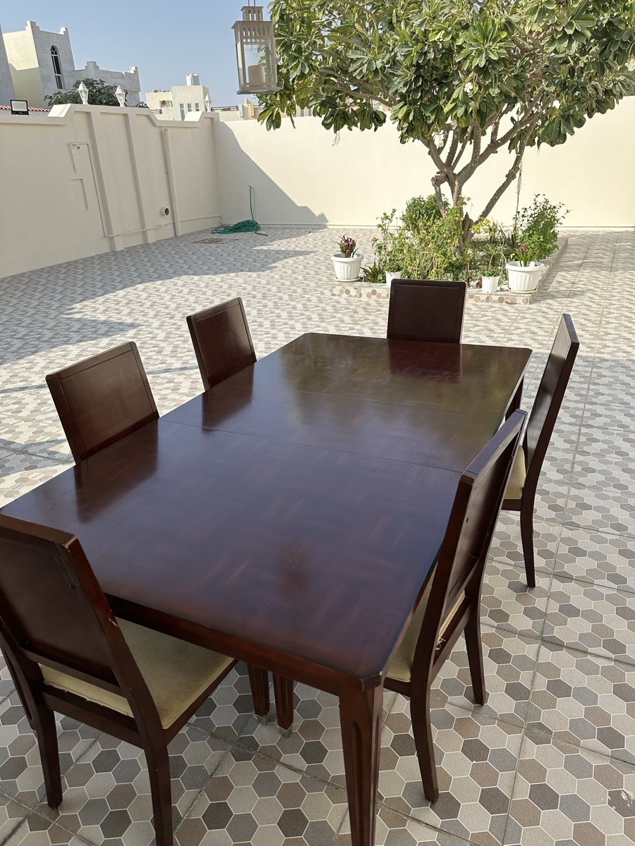 Expandable table + 6 chairs - Image 4