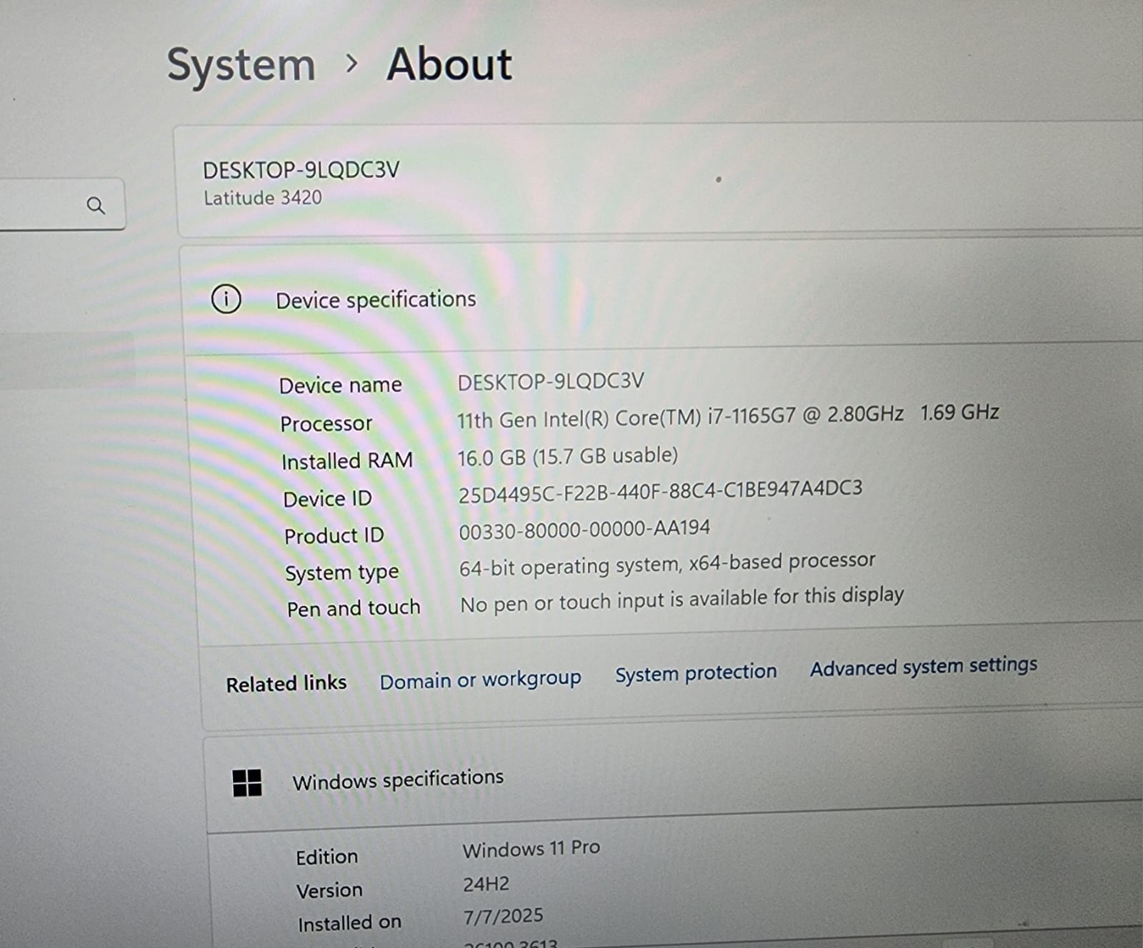 DELL Latitude -i7-11th Gen-16GB RAM-512GB SSD-(33971985) - Image 8