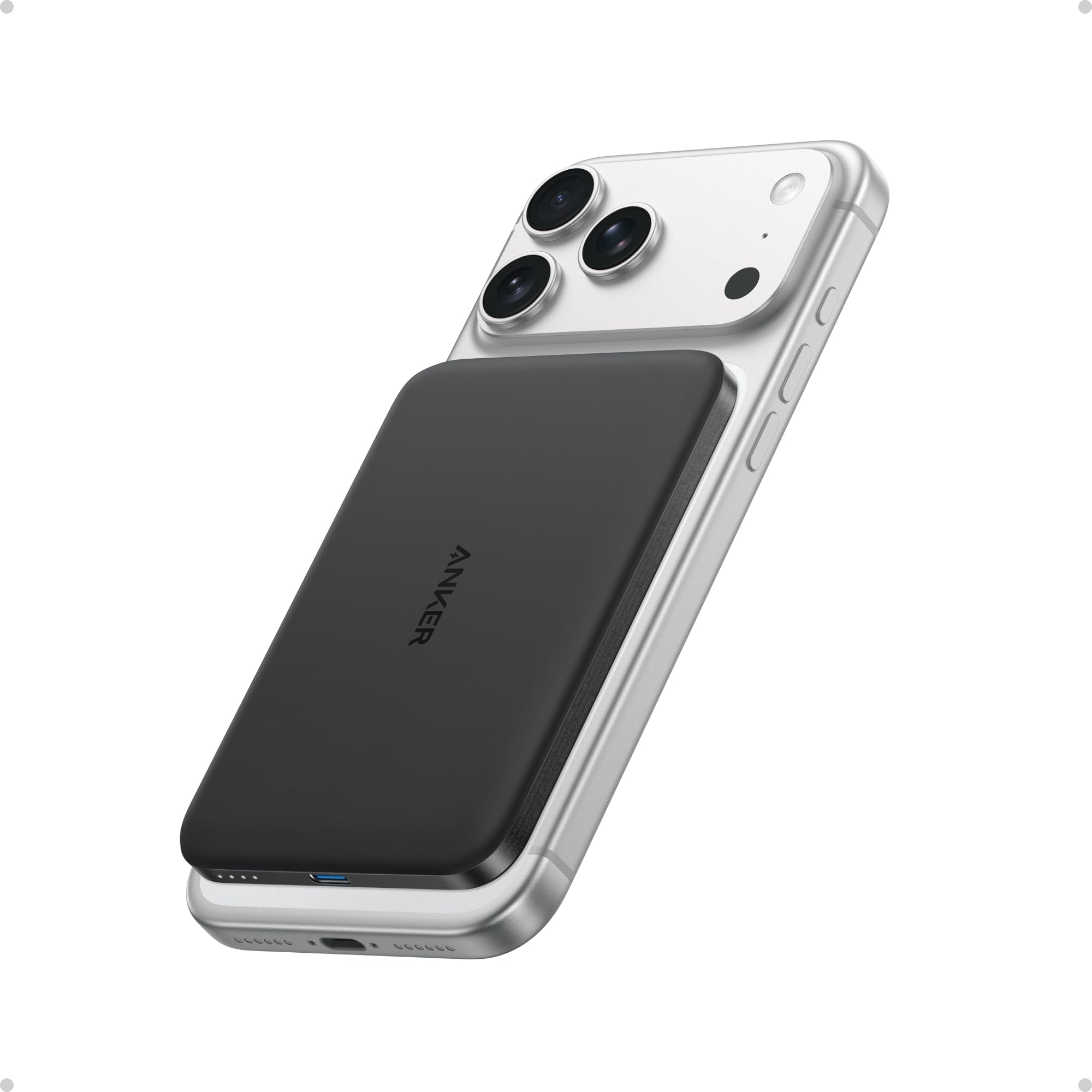 Anker Nano Power Bank 5,000mAh Magnetic Wireless Charging Battery - Image 1