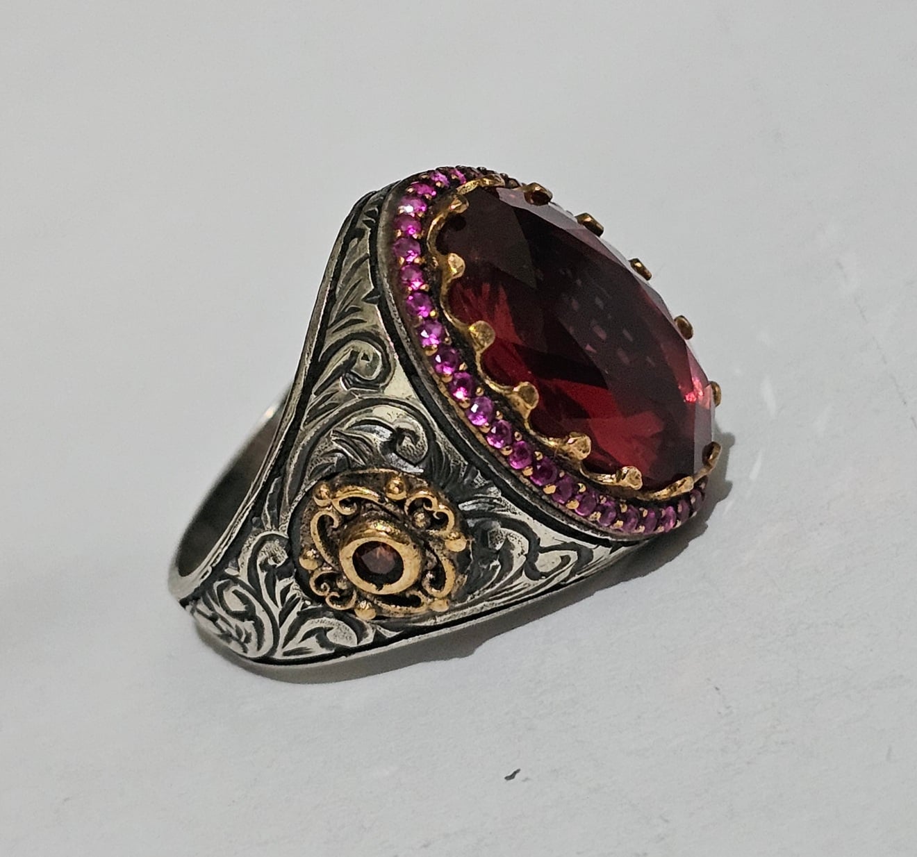 Handmade Silver Zultanite Stone Ring  - Image 1
