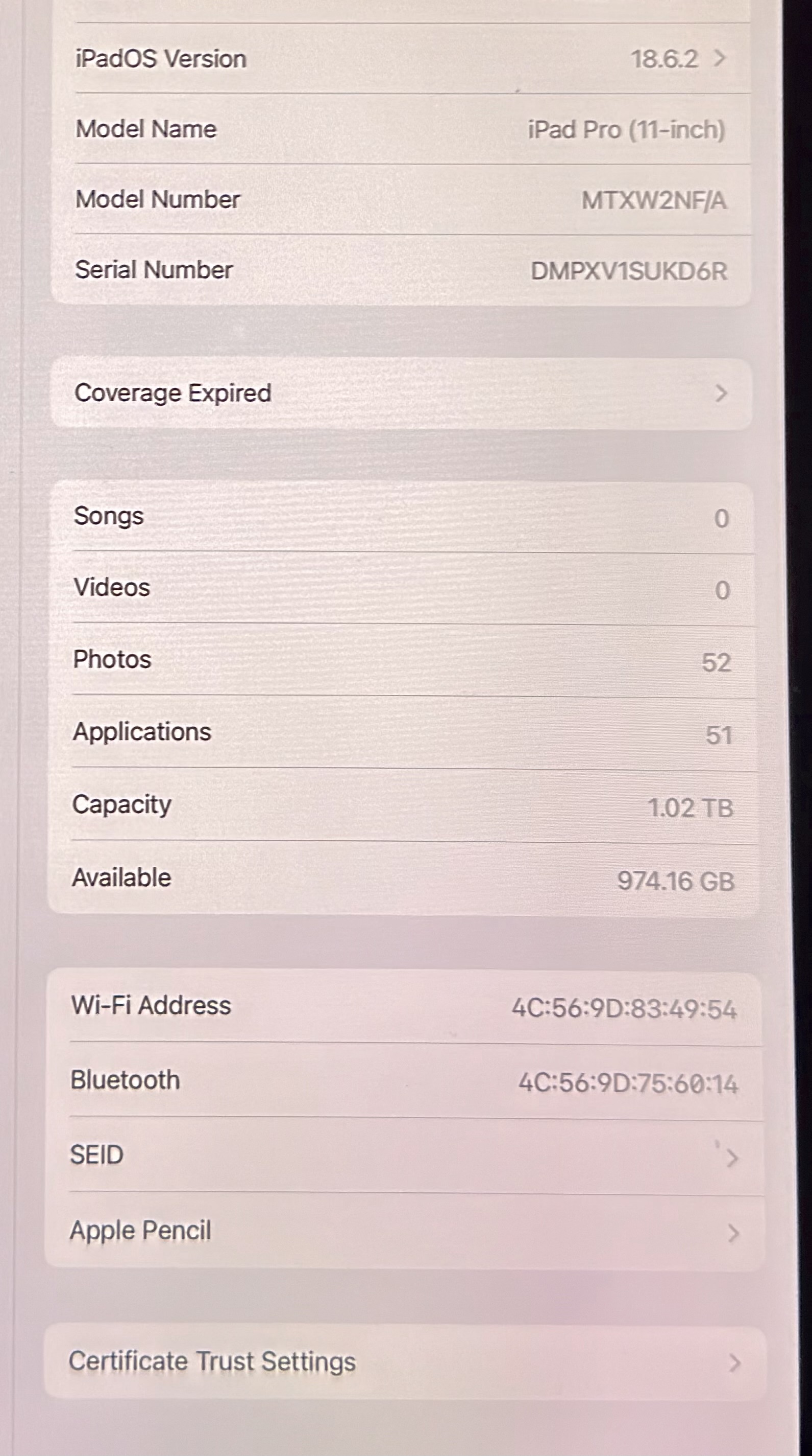 Ipad pro 11 inch 2018 model 1 TB  - Image 2