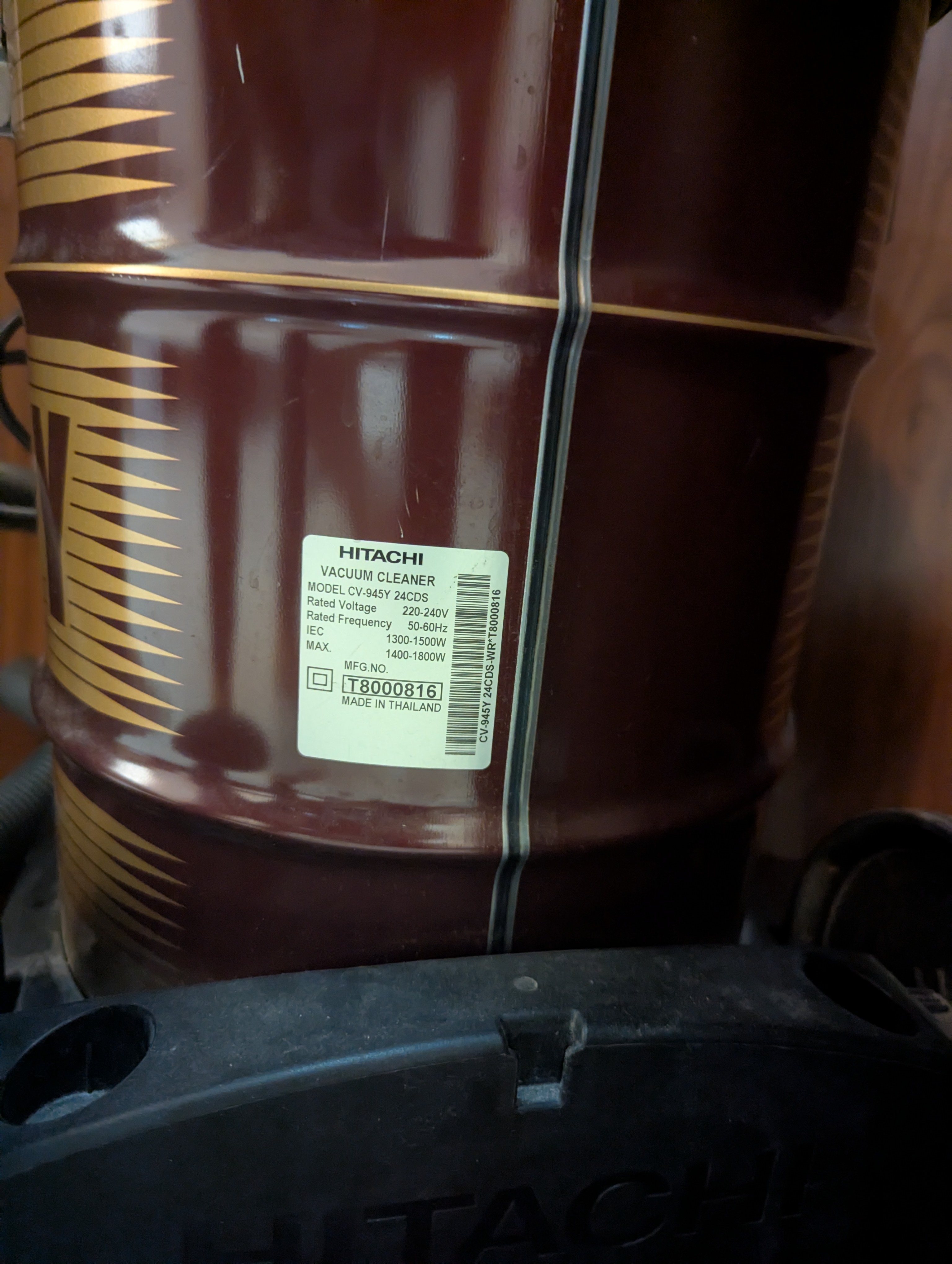 Hitachi Vacuum cleaner.. - Image 2