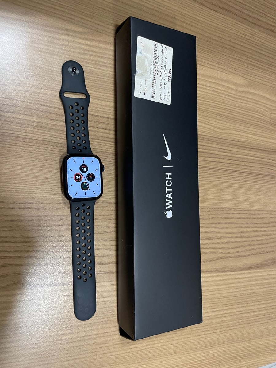 Apple Watch Series 7 45mm MN blue Nike edition - Image 2