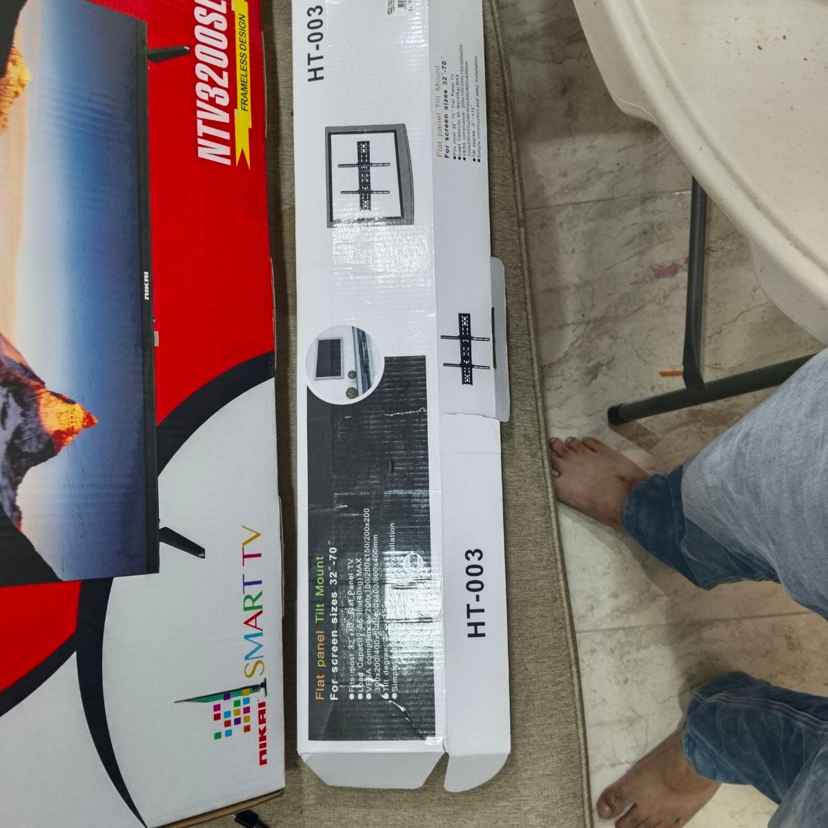 NIKAI Smart LED TV _32 inch. 3 months used.Brand new - Image 5