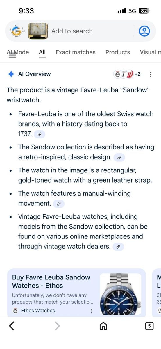 Favra lube vintage watch - Image 2