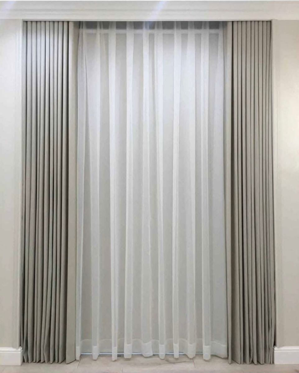 Curtain sofa carpet wallpaper TV decor - Image 20