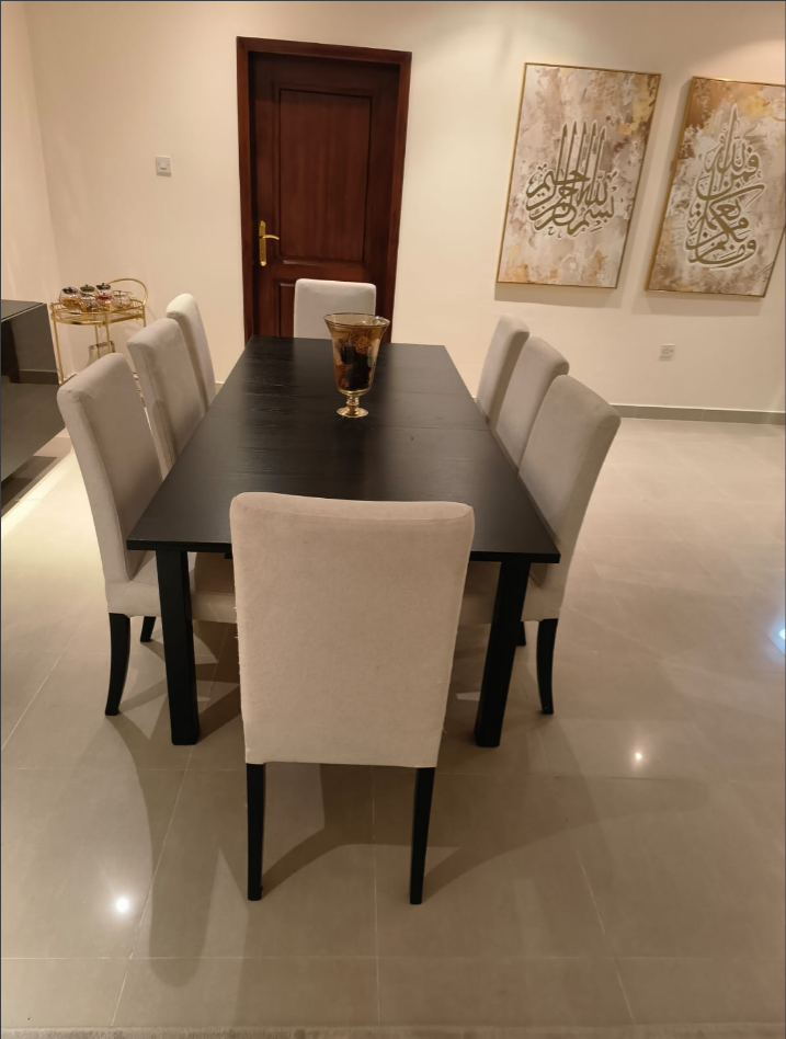 IKEA Dining Table with 8 Chairs - Image 2
