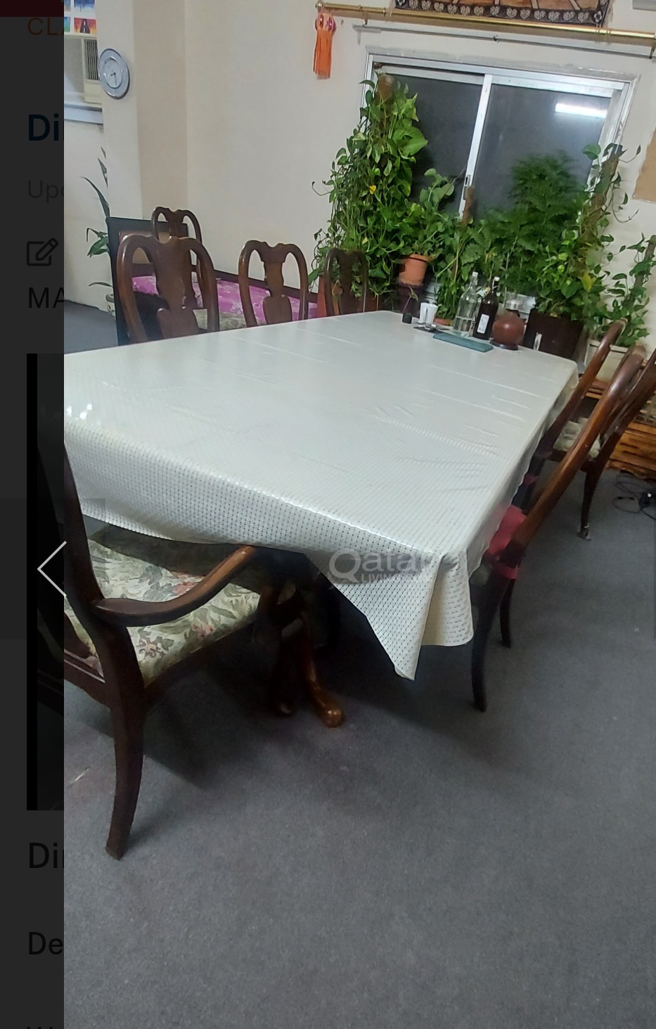 Dining table chairs - Image 1