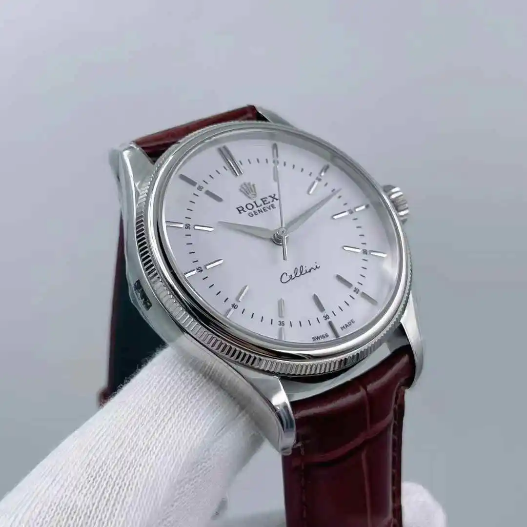 U1 Rolex Cellini 2025 NEW (brown leather) - Image 3