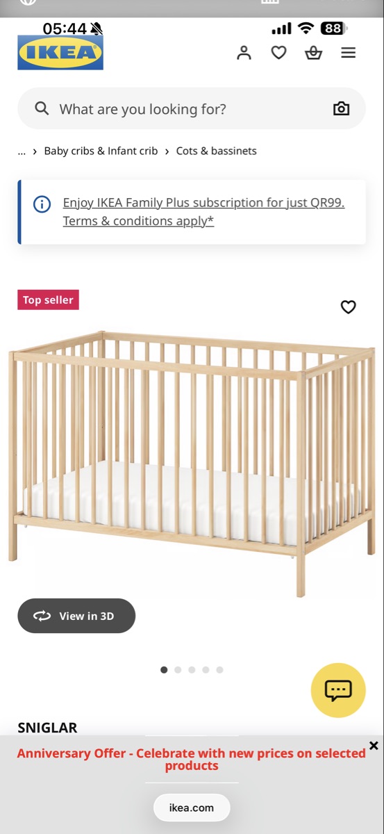 IKEA crib - Image 2