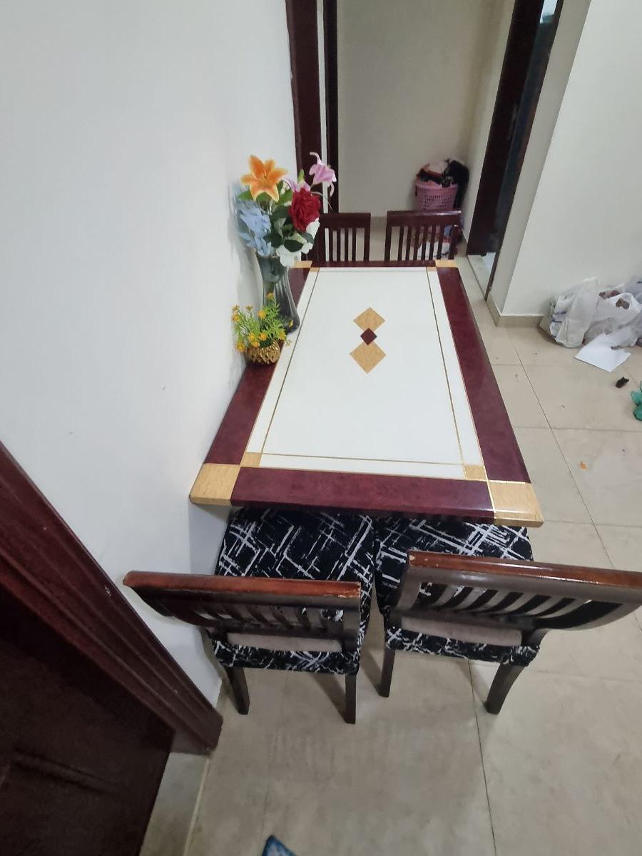 6 SEATER DINING TABLE WITH CHAIR - Image 2