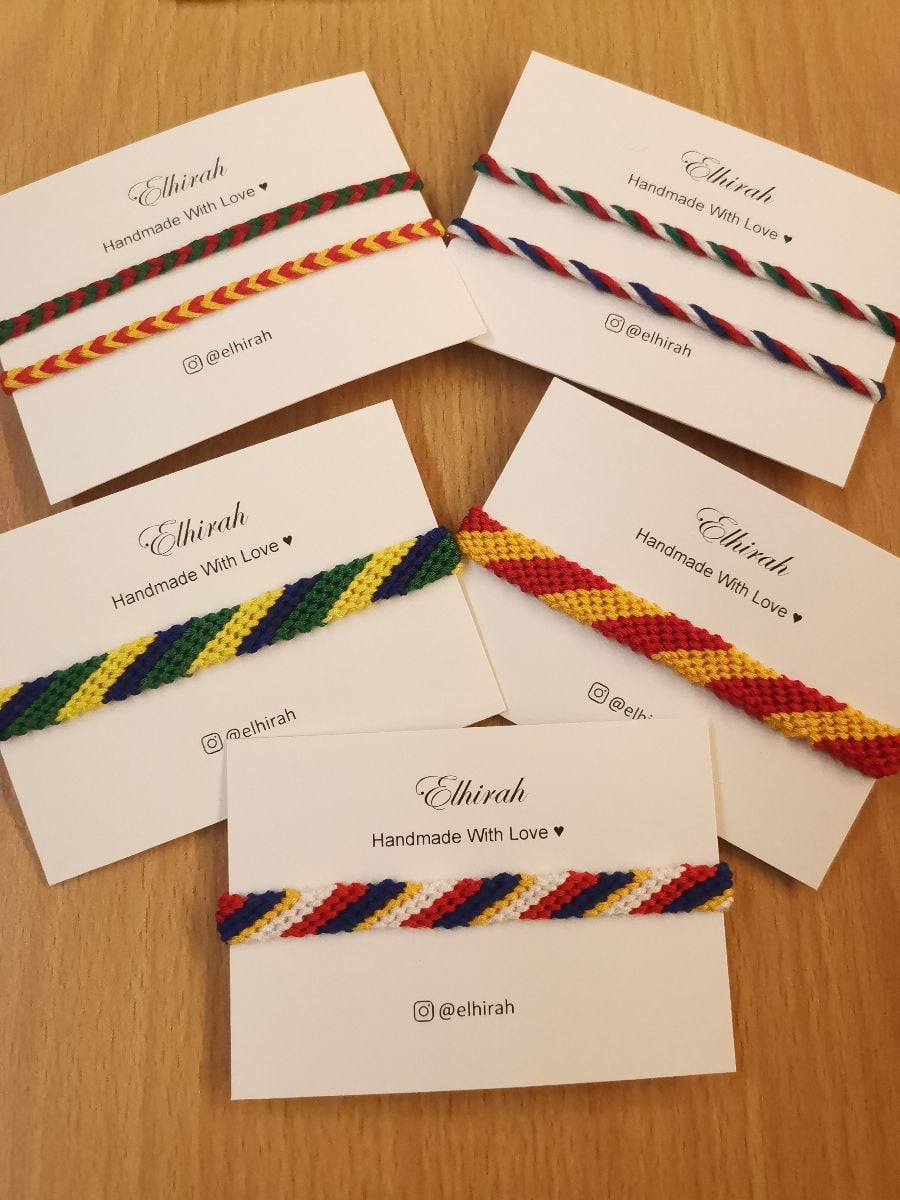 Qatar National Day Wristband Handmade - Image 10
