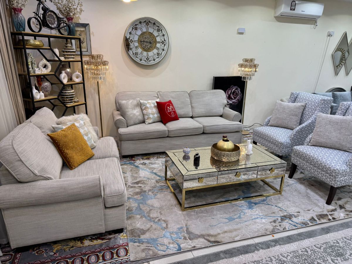 Brend new {HOME CENTER  } sofa set  for sell good condtion  call or what's app  71532454 - Image 4