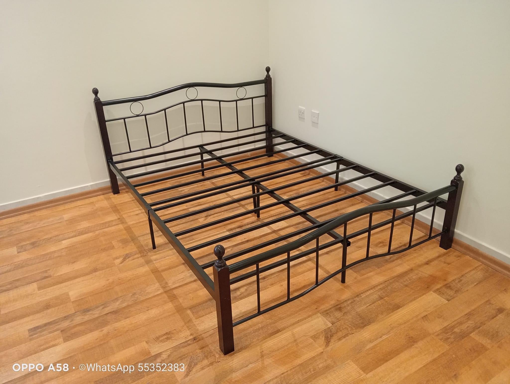 WOODEN STEEL BED FRAMES AT LOWEST PRICE -CONTACT FOR YOUR ORDERS-77850533 - Image 2