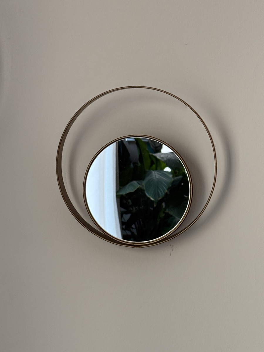 Set of 2 hanging mirror for wall decor - Image 1