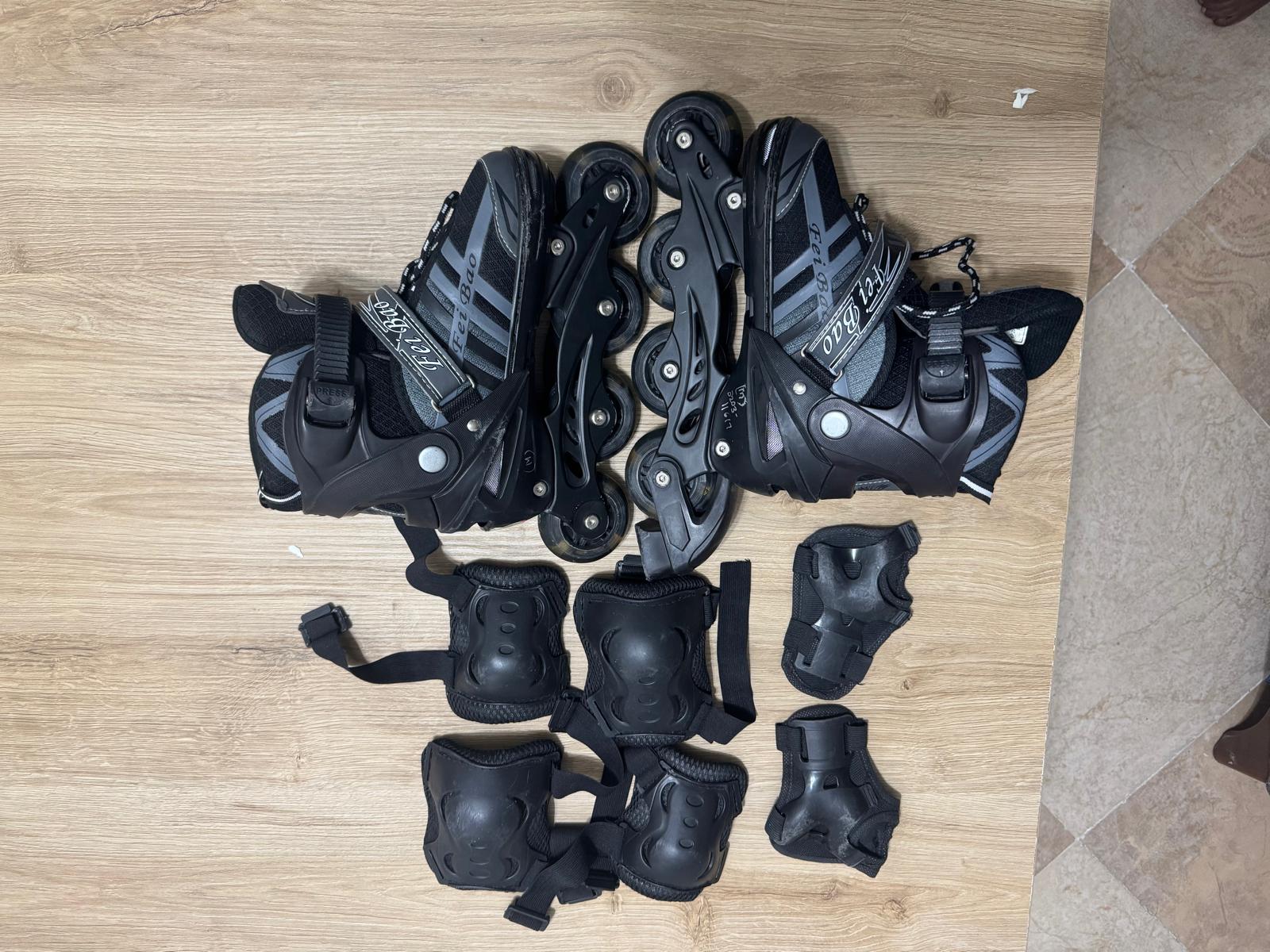 almost new skating shoe size M (35-38) full set - Image 1