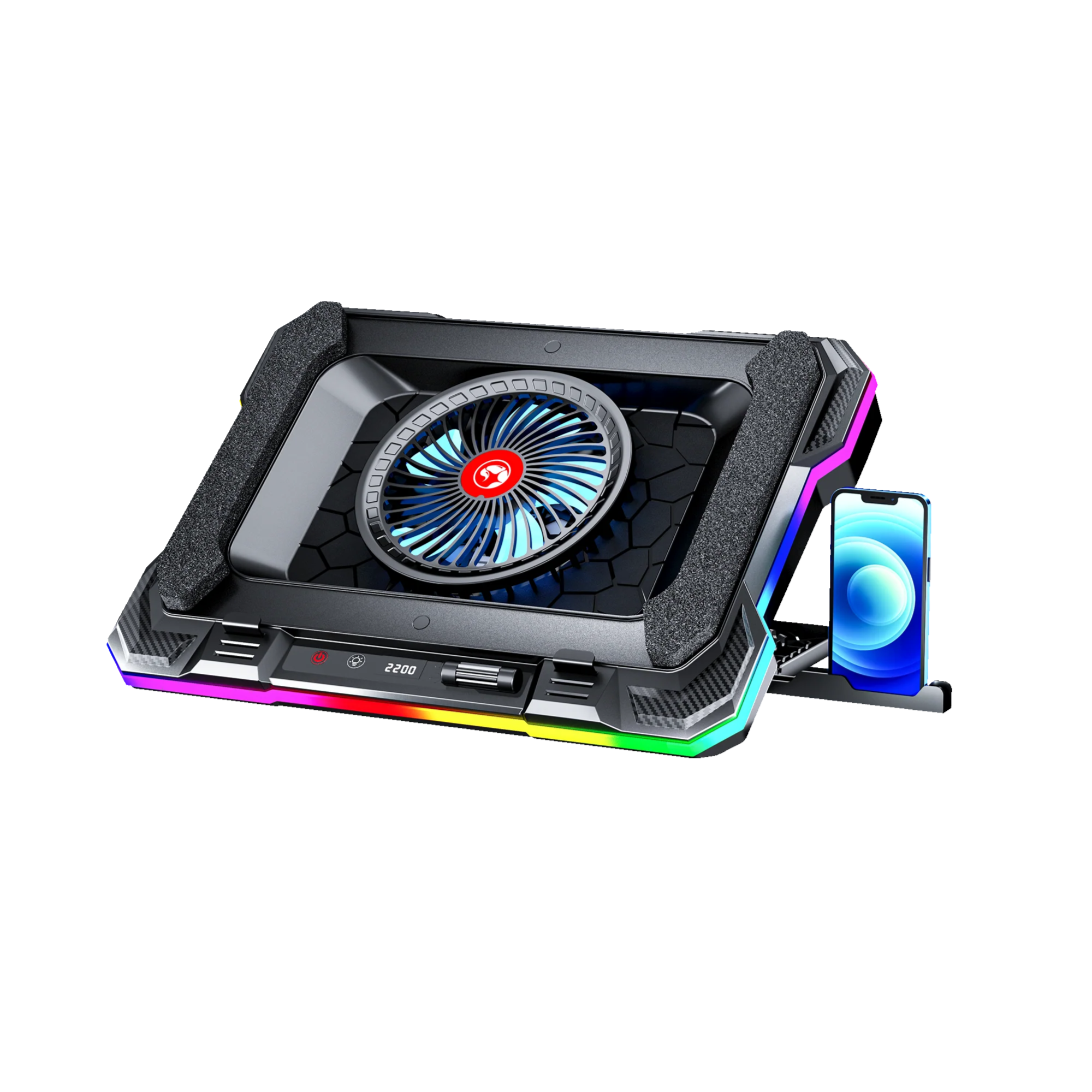 MARVO FN-43 Radiator Fan RGB - Image 1