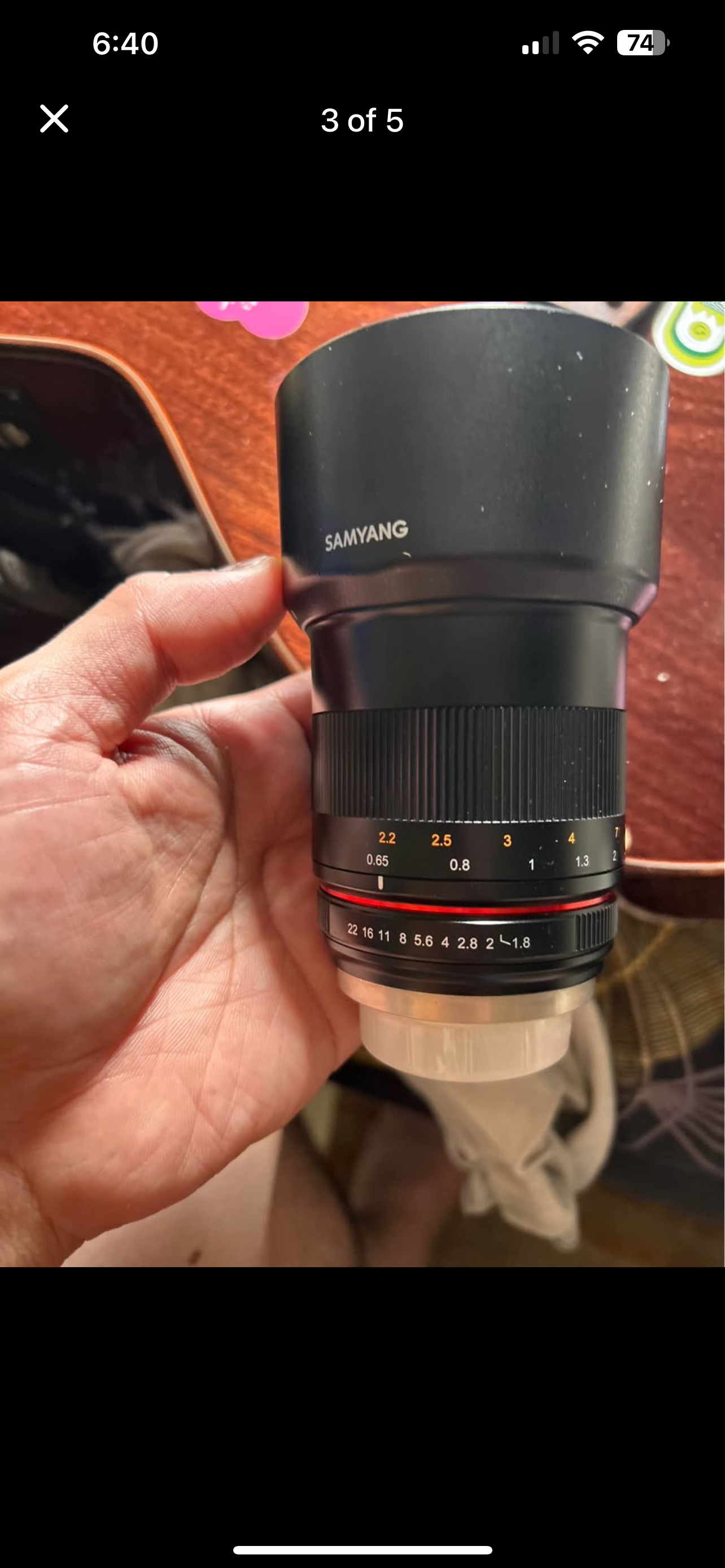 Samyang 85mm f1.8 lens  - Image 3