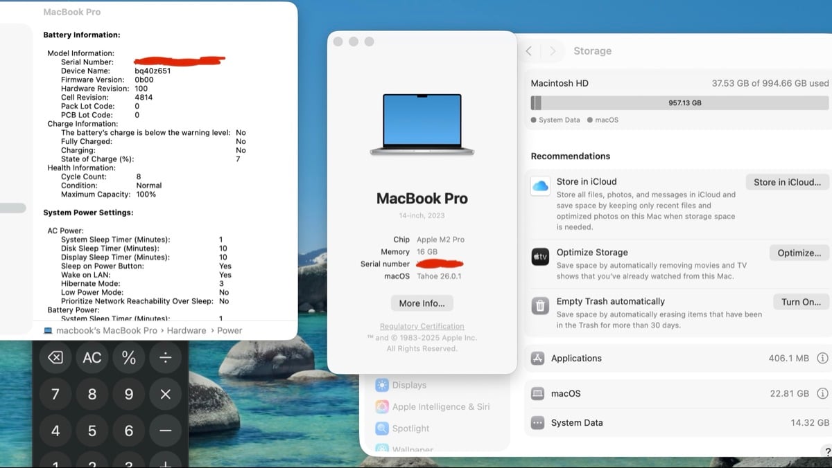 Macbook  Pro M2 Pro 16/1TB - Image 3