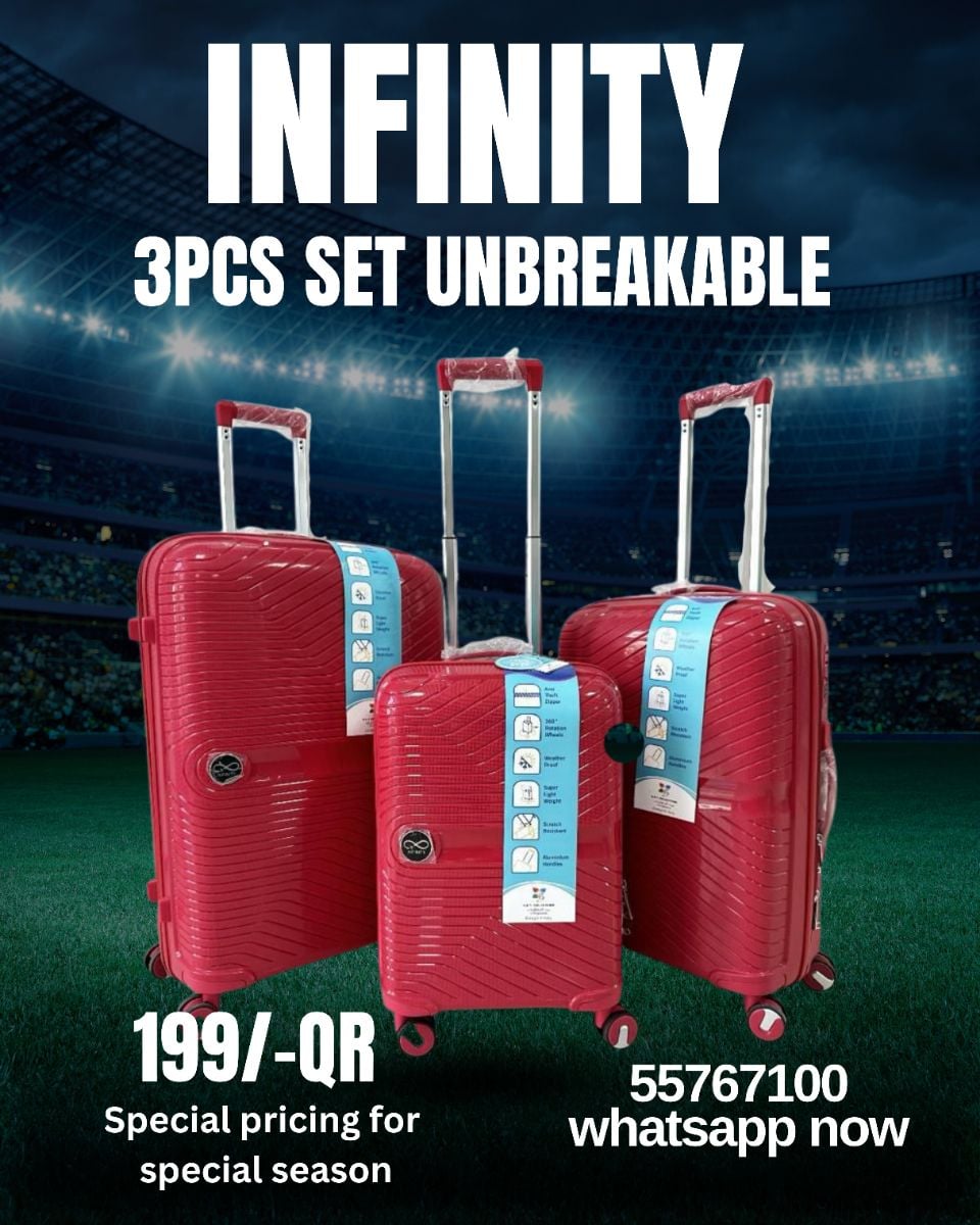 Infinity luggage bags 3pcs set - Image 1