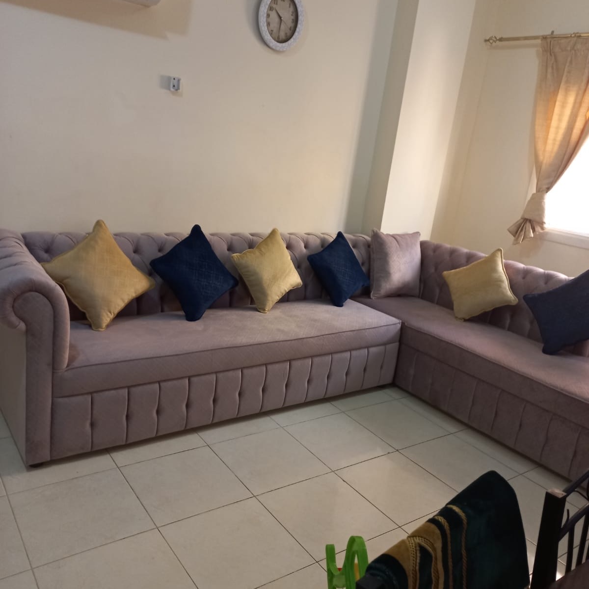 Brand new L shape sofa for sale 5 meter QR 2000 all colors I have - Image 2