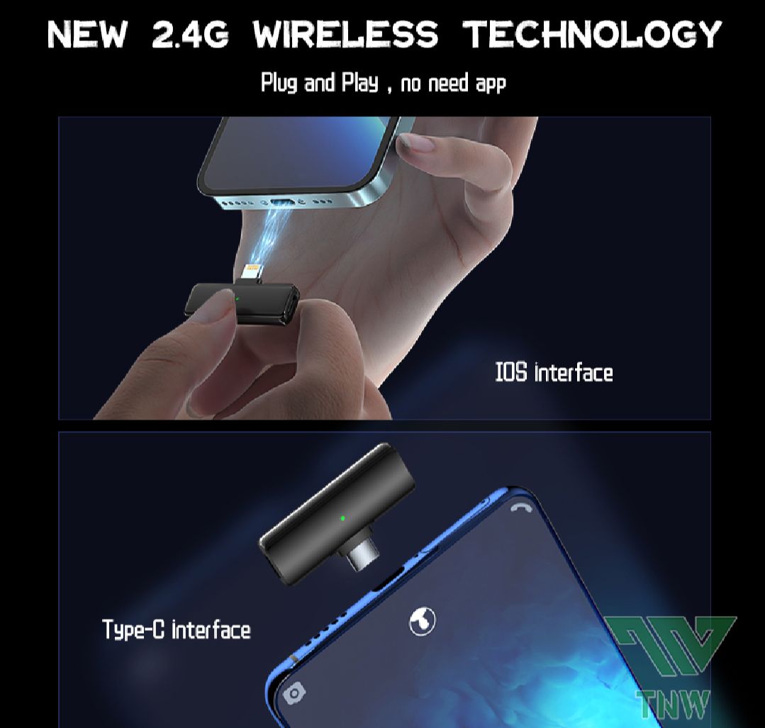 Wireless microphone with wireless charger - Image 6