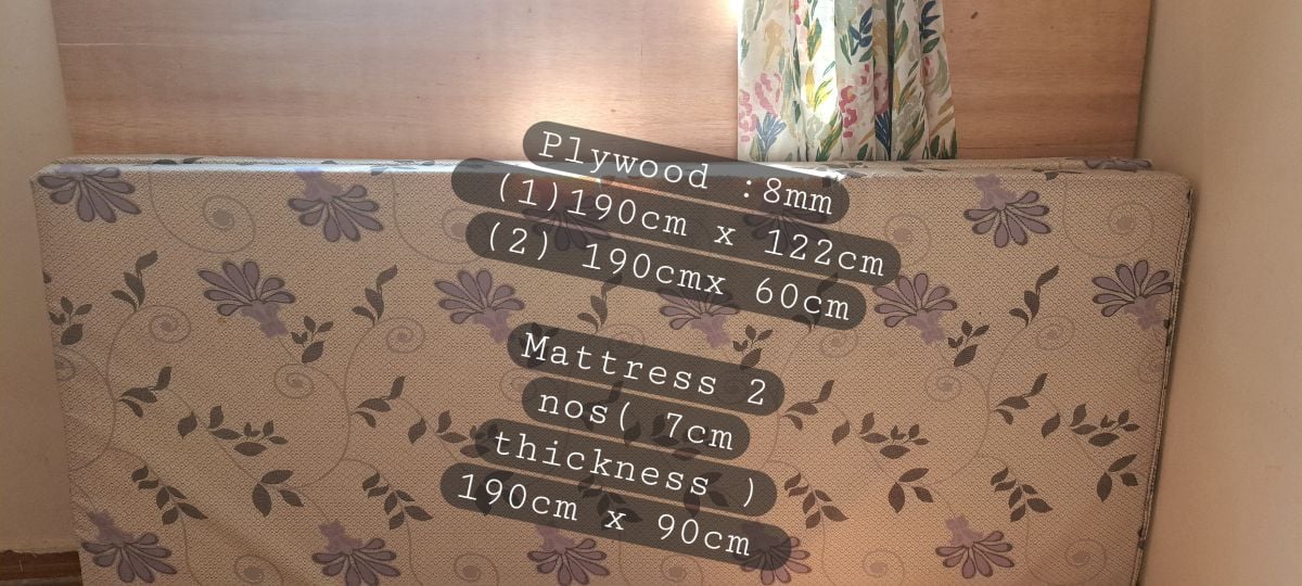 Ply wood  2 pieces for bed frame - Image 2