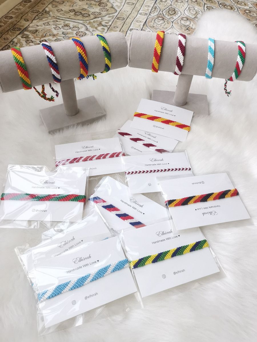 Qatar National Day Wristband Handmade - Image 6