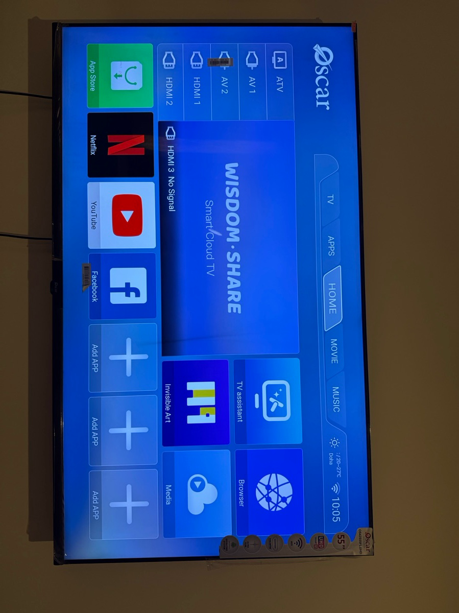 Oscar 55inches smart tv - Image 1
