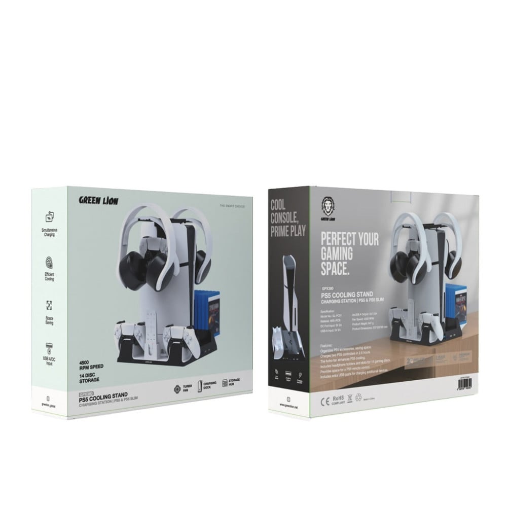 GREEN LION PS5 COOLING STAND - Image 1