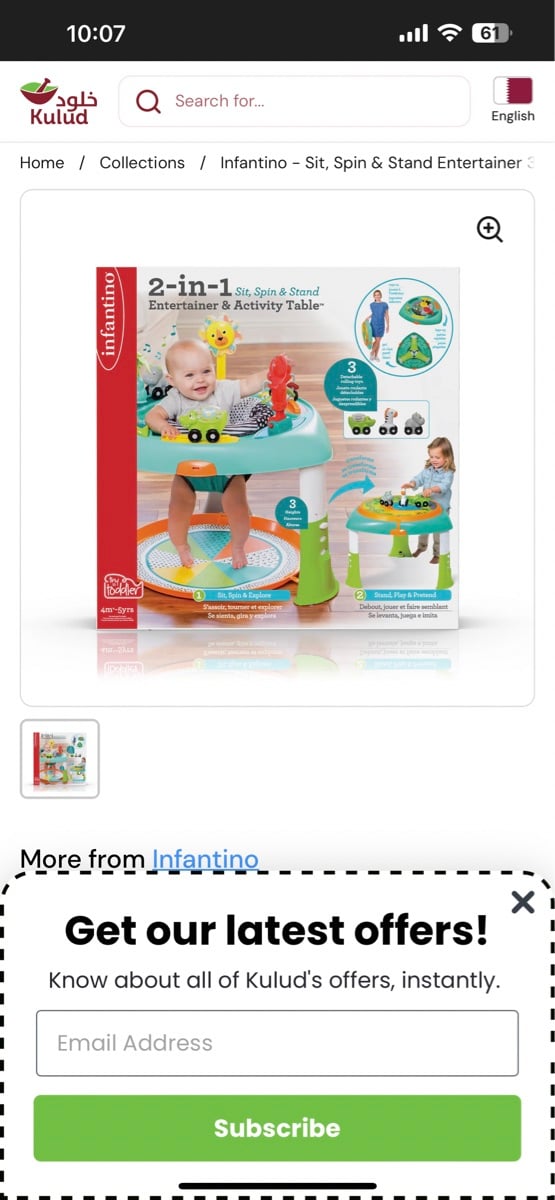 Infantino Sit, Spin & Stand Entertainer - Image 3