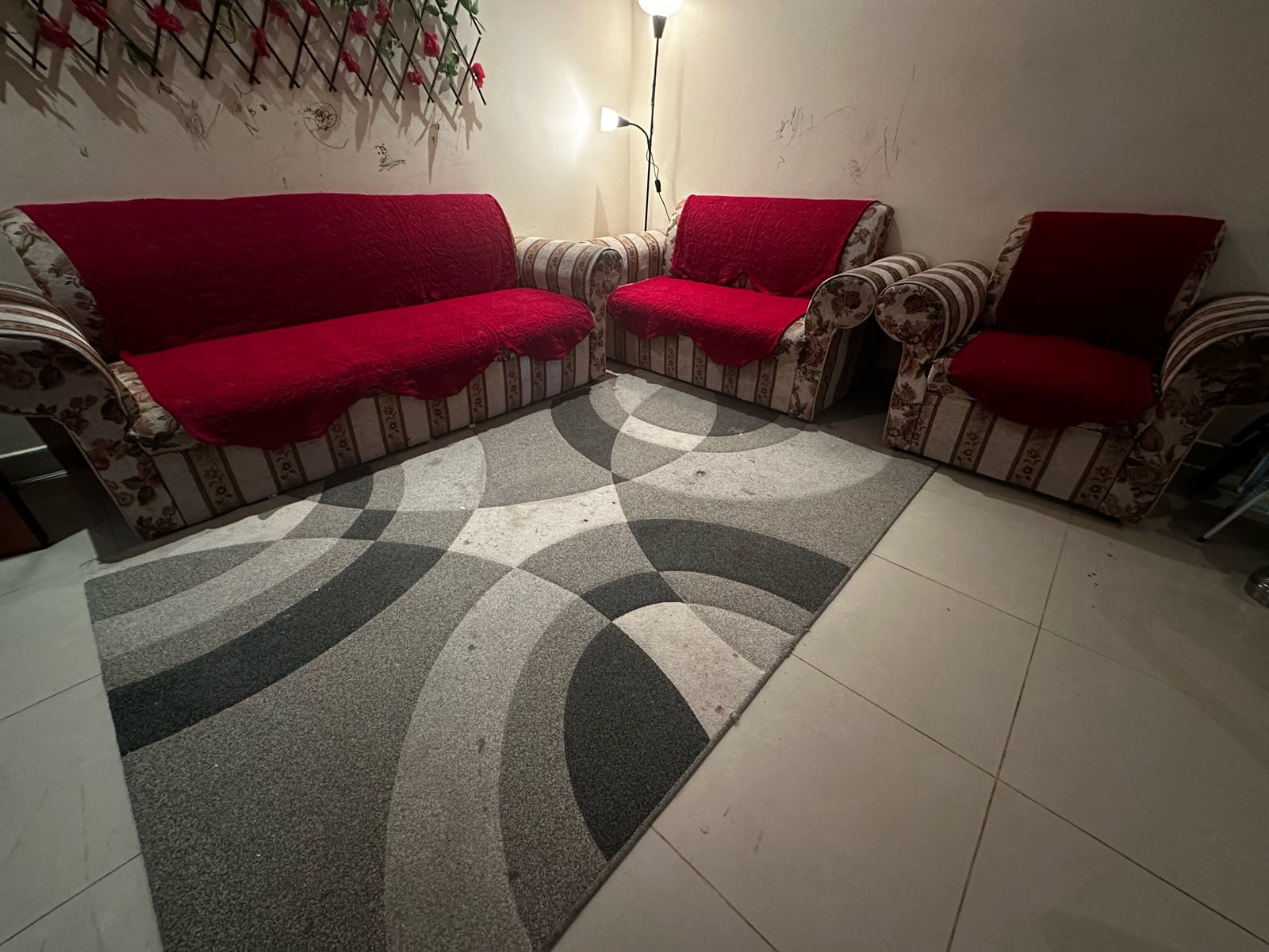 7 Seater Sofa + Dressing Table+ Baby Crib  + Baby Chair - Image 3