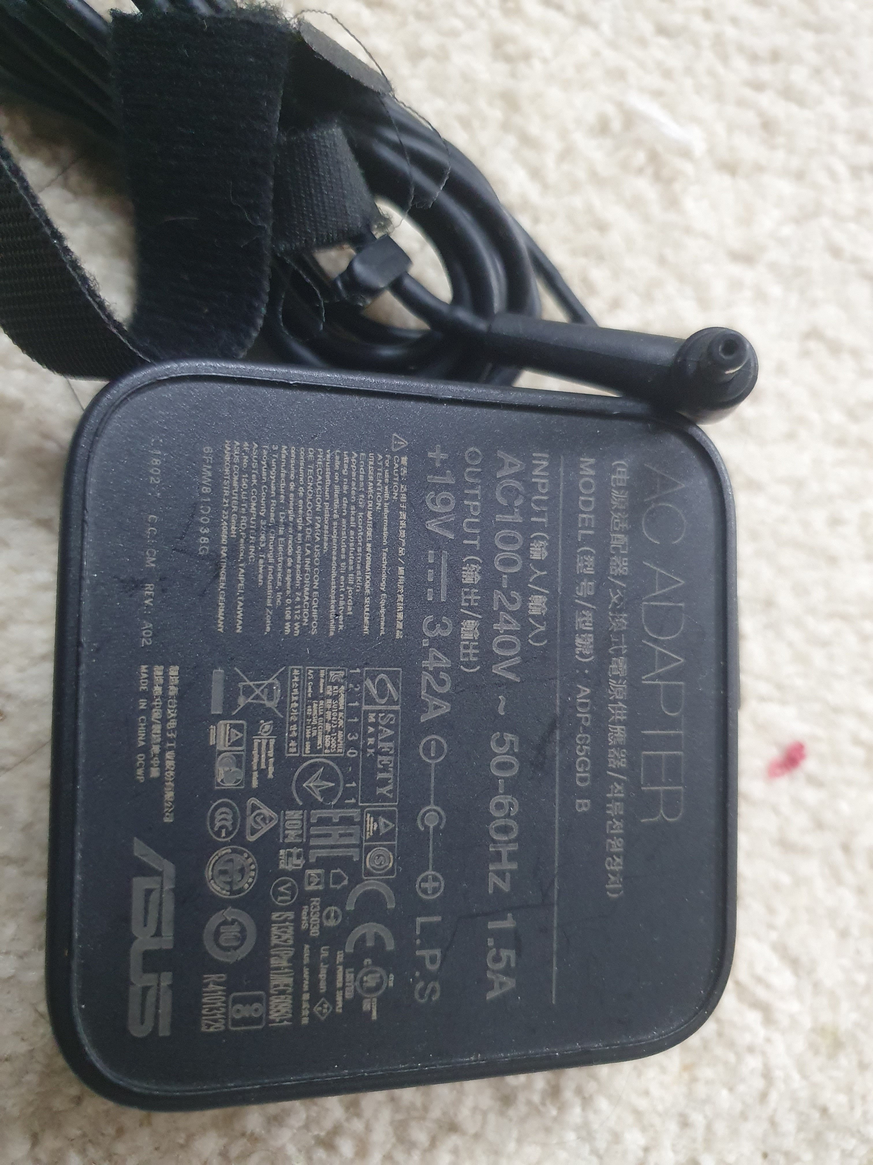 Power Adapter for Laptop (Dell, Toshiba and Asus) - Image 1