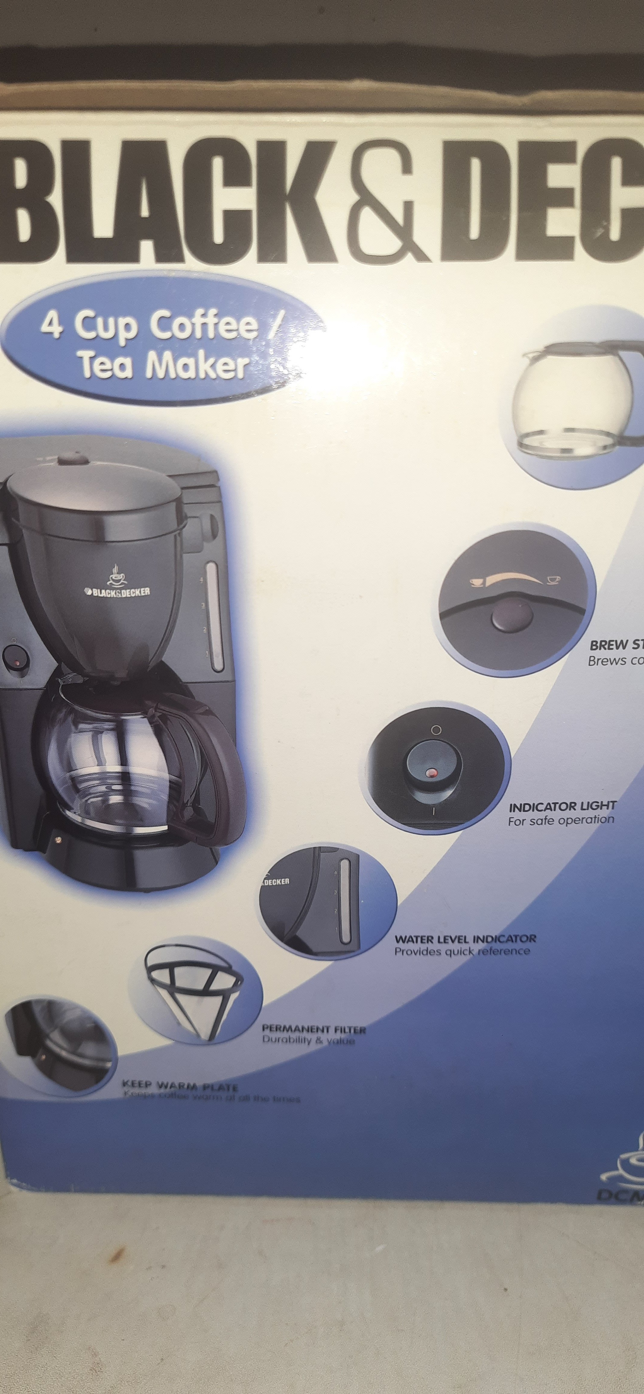 Black and decker 4 cup coffee maker new not used - Image 1