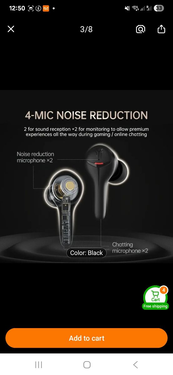 4 microphone wireless gaming airphone - Image 14