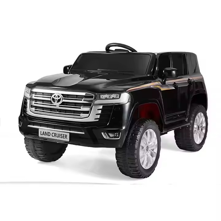 Big Land Cruiser Chargable Electric Cars With Leather Seat and Eva Tyre with 12V7Ah Battery 4 Motor LC300 with Bluetooth and Remote Control under Parental Guidance (Suitable  For Above 2+ Age Group Kids) - Image 3
