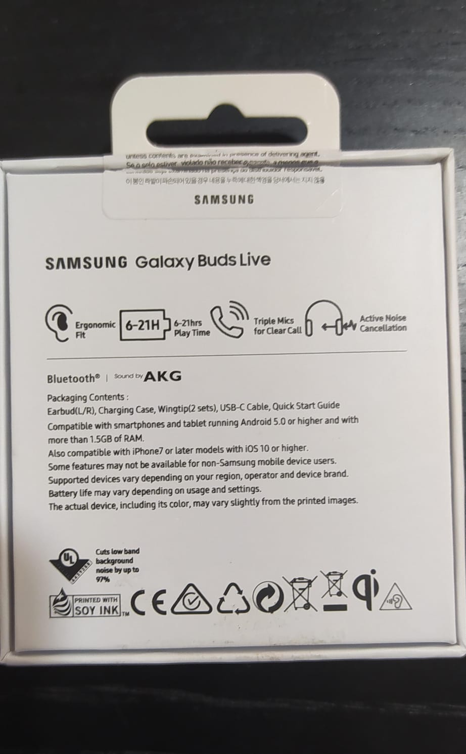 [Brand New] Samsung Buds live 1:1 Master Copy with logo - Image 2
