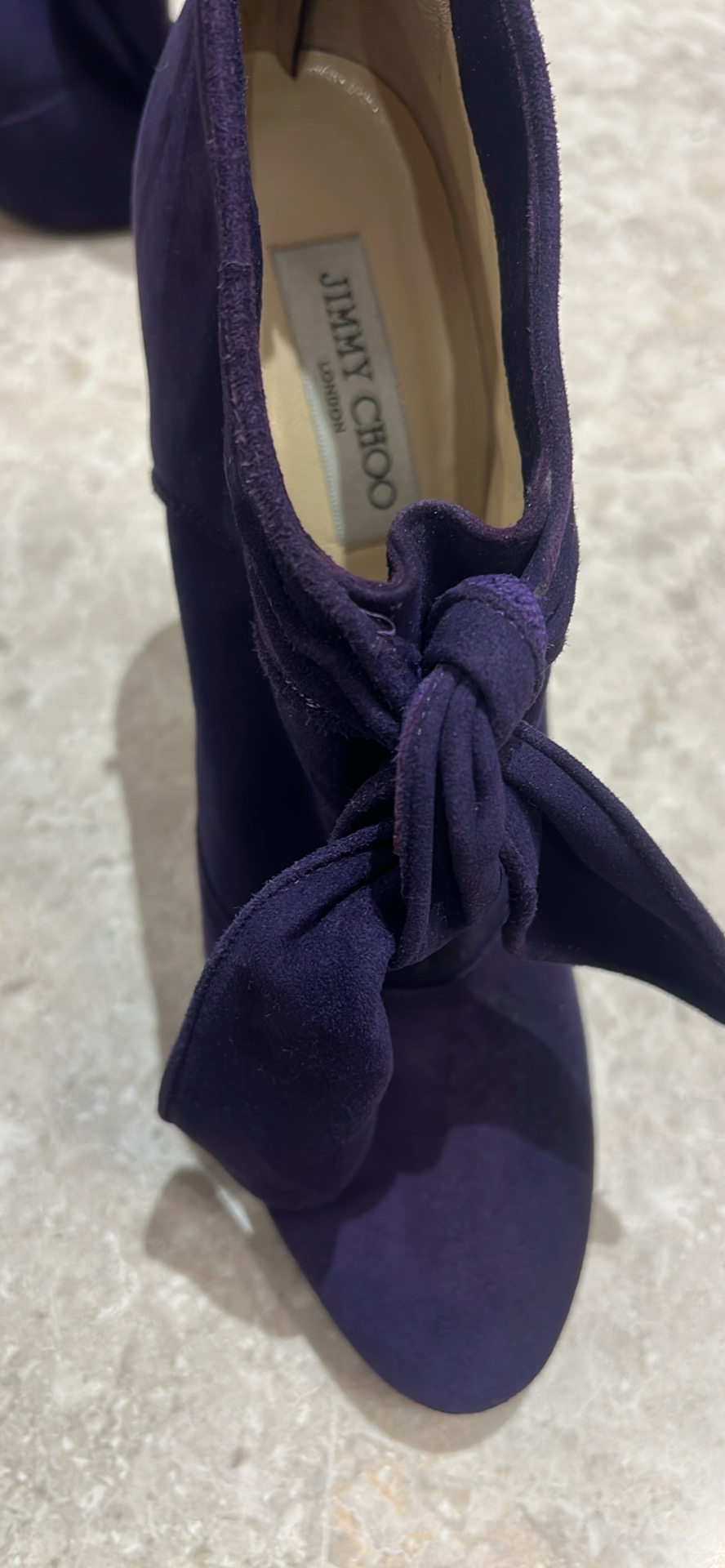 Stunning like new Aubergine/dark purple Jimmy Choo shoes in size 41 (fits 39 - 40) - Image 4