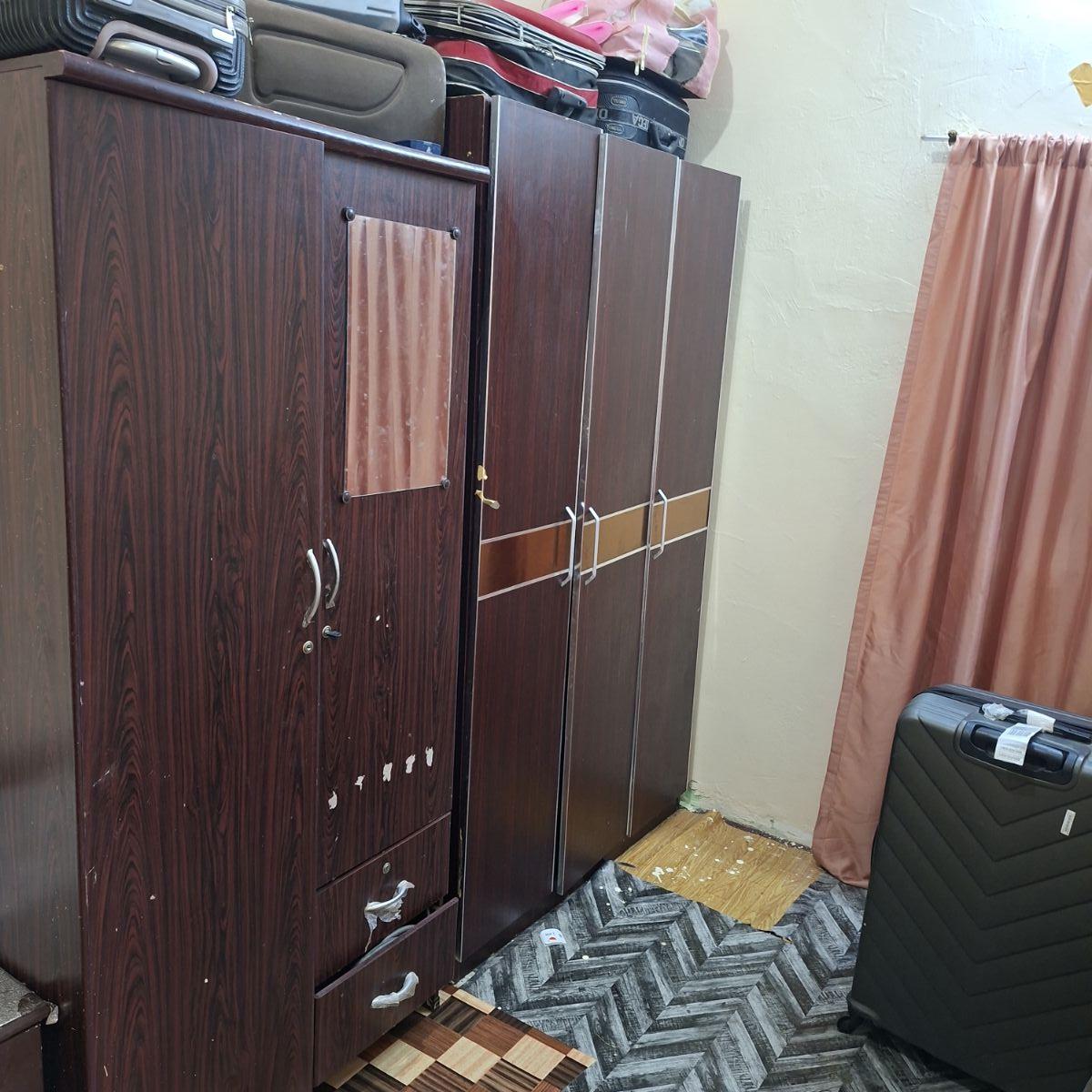 Master bed with new Mattress , sofa, table and 2 cupboard  2+3 size selling very cheap prices. - Image 3