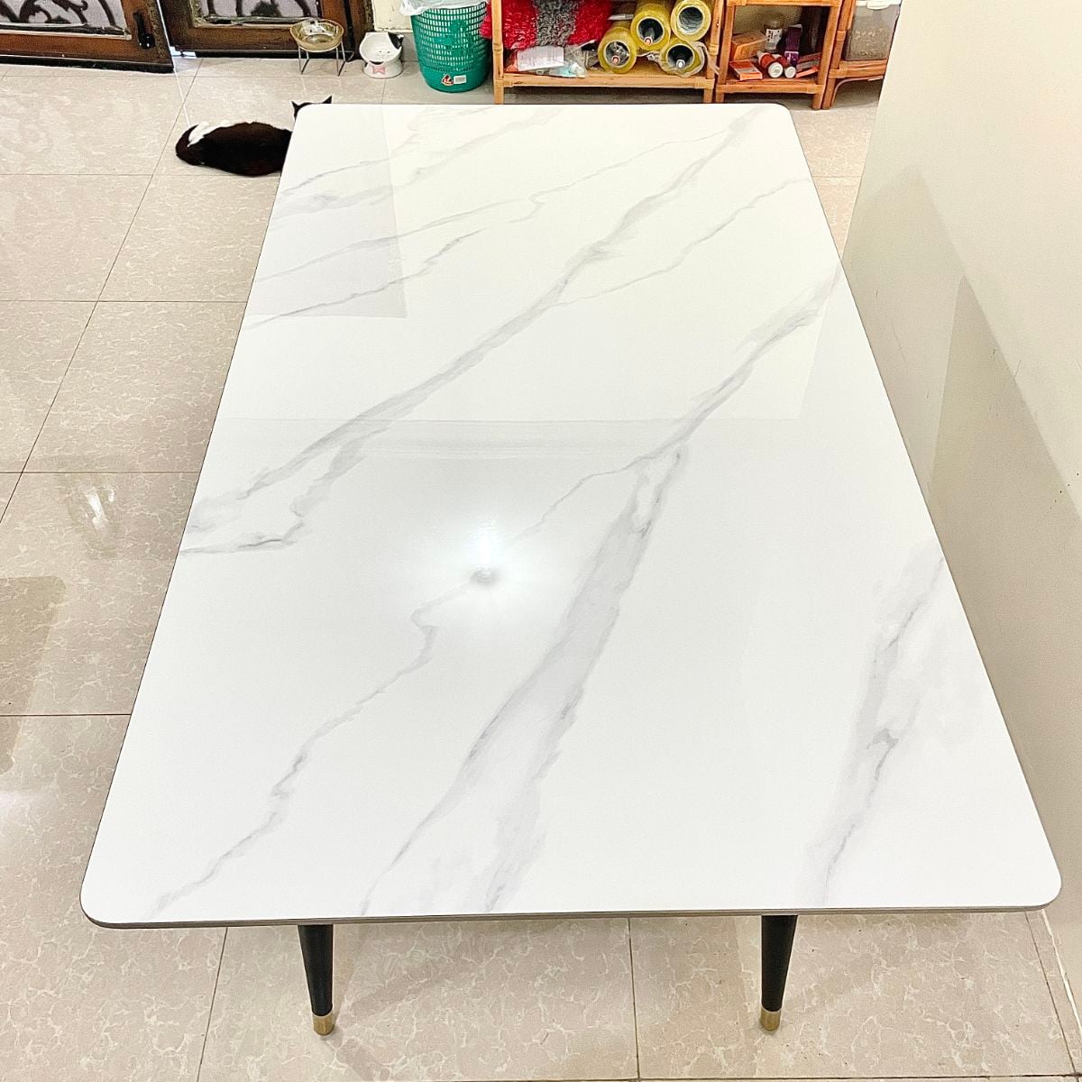 Dining table, sintered stone table, 4 seater table, restaurant - Image 2