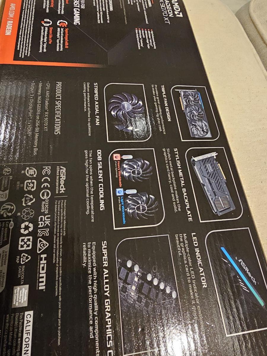 RX 9070 XT AMD Radeon ASRock Challenger - Image 1