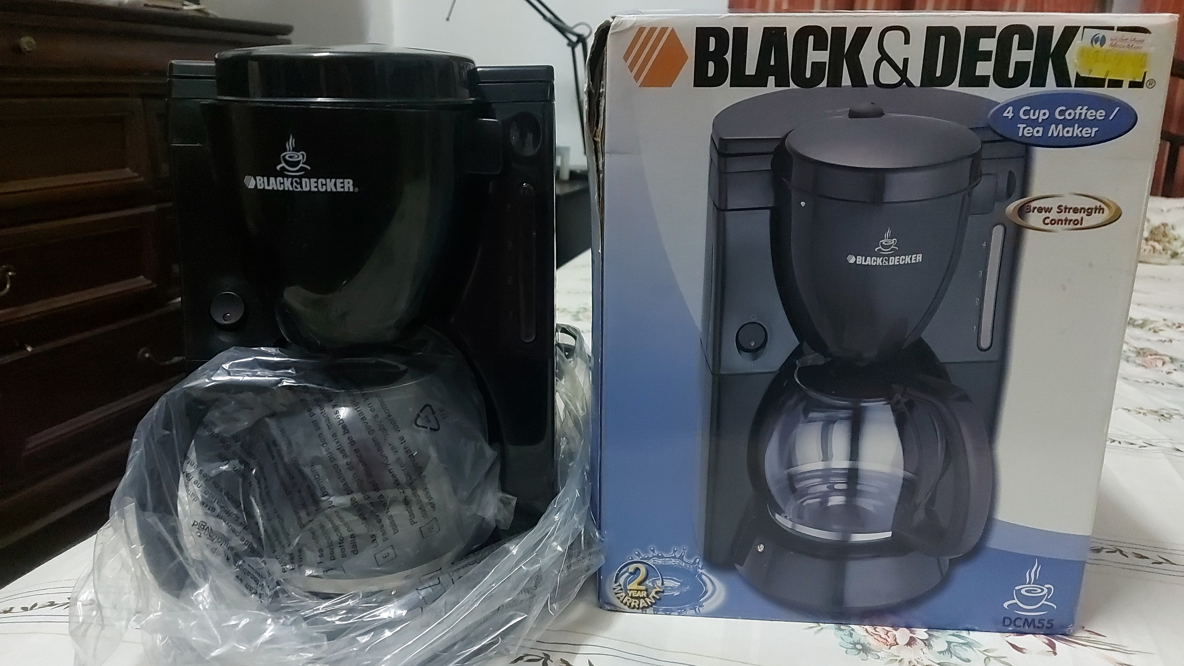 Black and decker 4 cup coffee maker new not used - Image 3