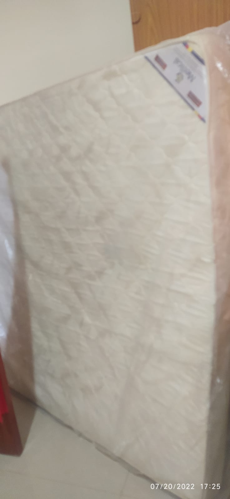 King Size Bed In covered condition  - Image 2