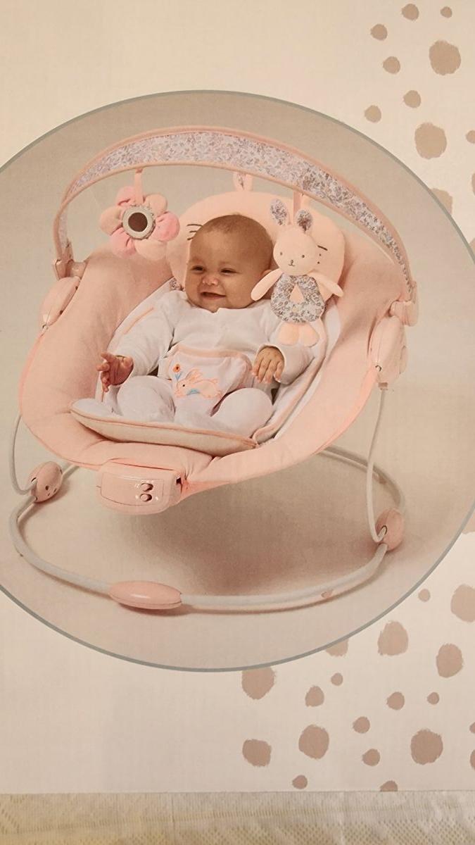Pink Floral Baby Bouncer Mother Care - Image 1